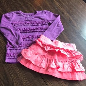 Ruffle Outfit - 18m - Garanimals